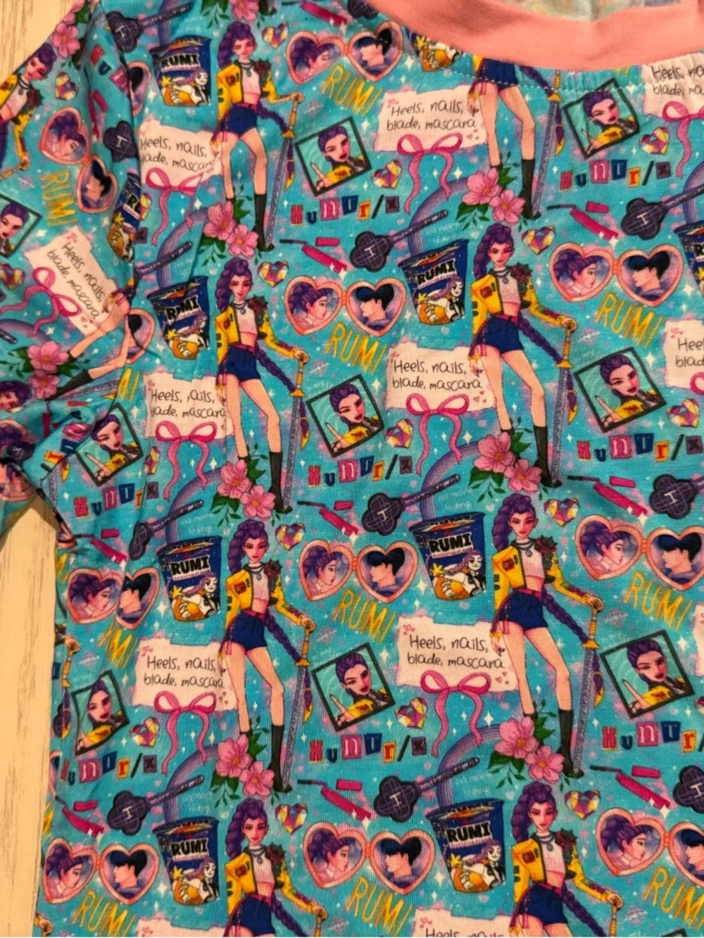Boutique Bamboo Pajama Set Girls 10Y Kpop Demon Hunters 2Pc Soft Stretch